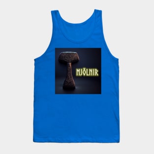 Mighty Mjolnir Thor Hammer Norse Tank Top